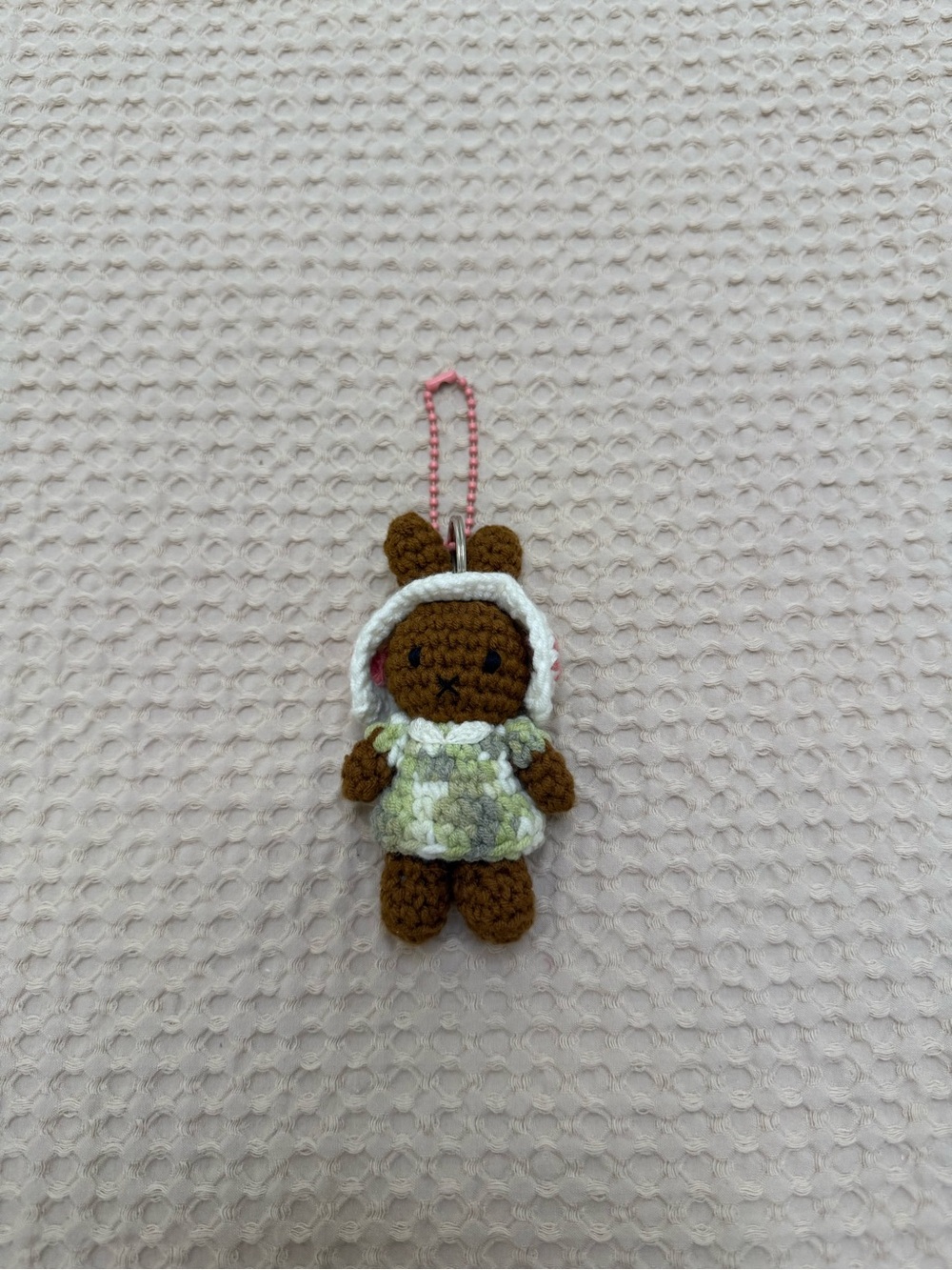 Just Dutch Melanie Crochet Doll Keychain - Isabella